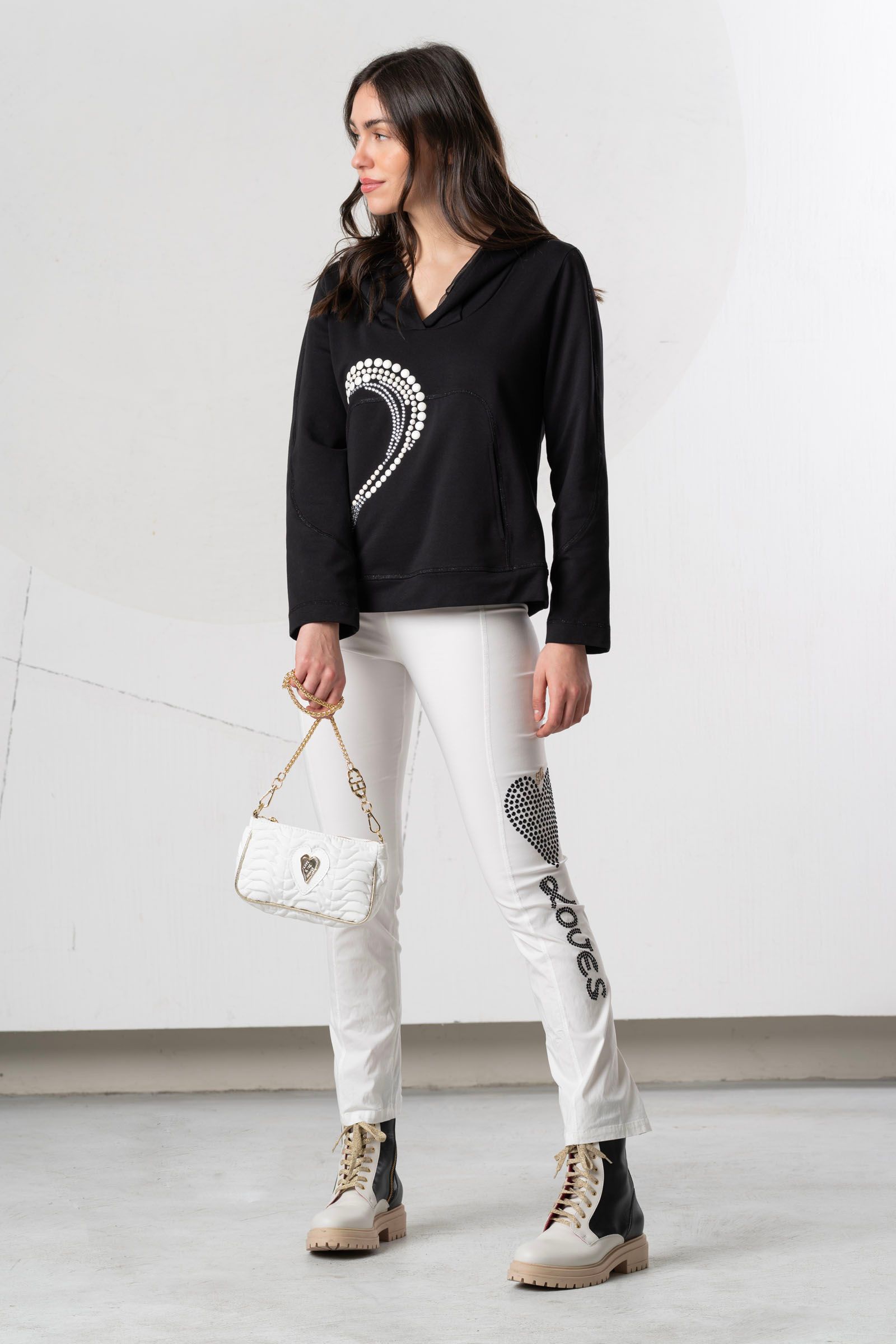 ELISA CAVALETTI BLACK SWEATSHIRT