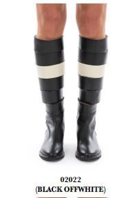 ELISA CAVALETTI LEATHER BOOTS-BLACK