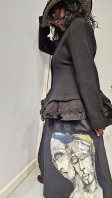 EWAIWALLA WOOL JACKET CATALIN-BLACK EWAIWALLA WOOL JACKET CATALIN-BLACK