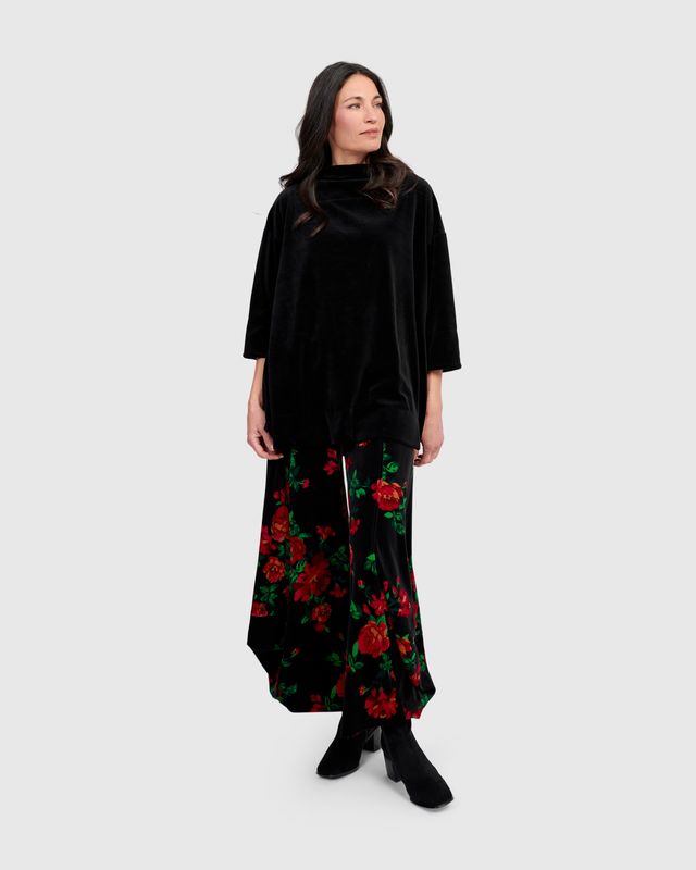 ALEMBIKA COCCON STYLE TROUSERS-ROSES