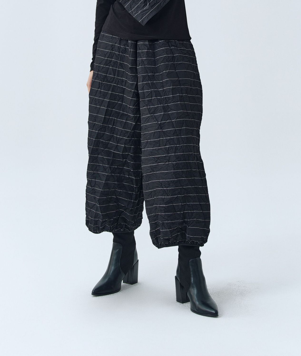 IGOR TROUSERS ZEN-BLACK STRIPE