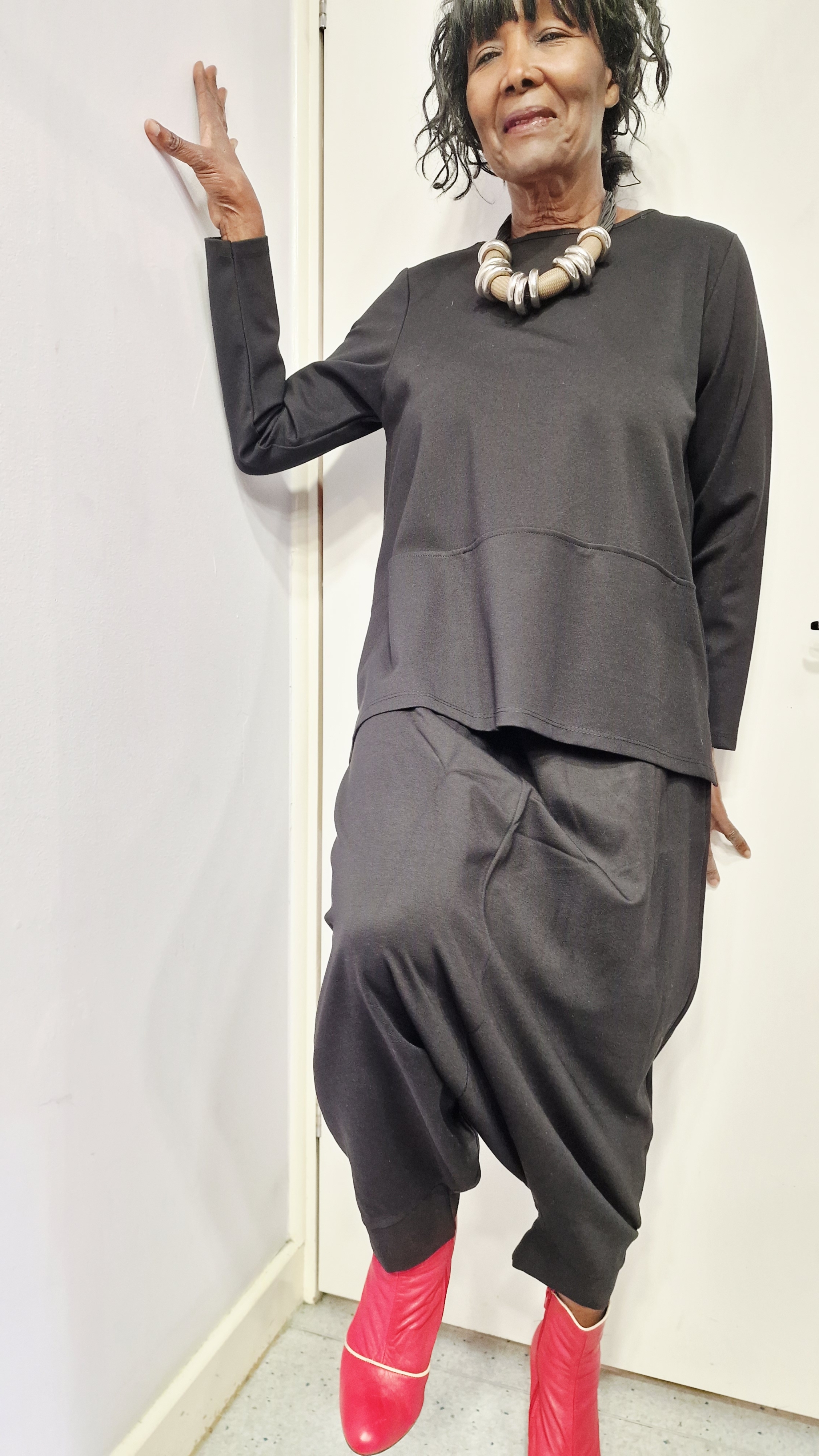 THANNY LOW CRUTCH STYLE TROUSERS