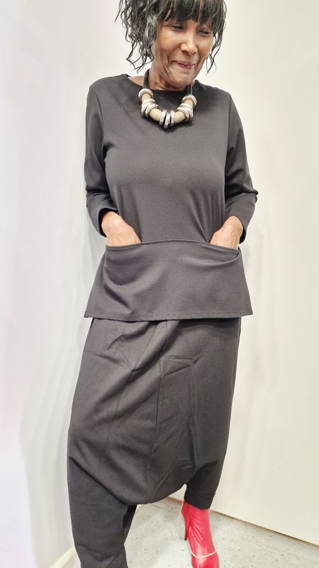 THANNY LOW CRUTCH STYLE TROUSERS