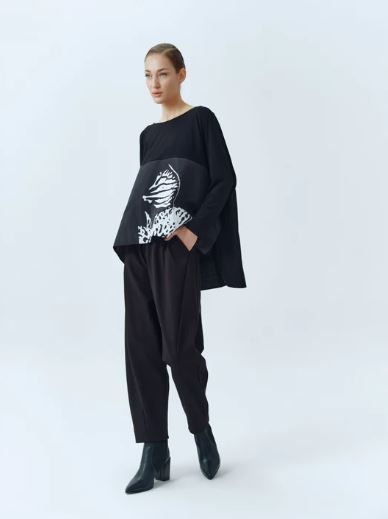 IGOR OVERSIZED TOP SOLA-BLACK/WHITE IGOR OVERSIZED TOP SOLA-BLACK/WHITE