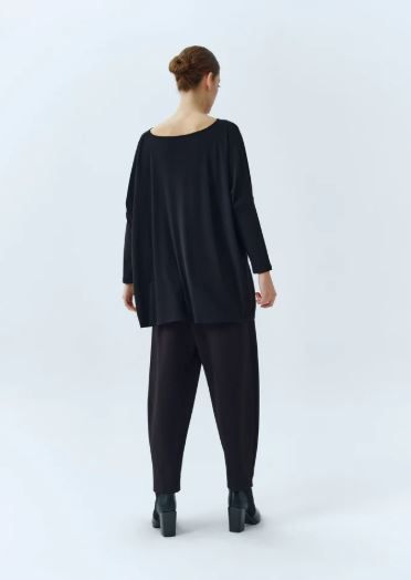 IGOR OVERSIZED TOP SOLA-BLACK/WHITE