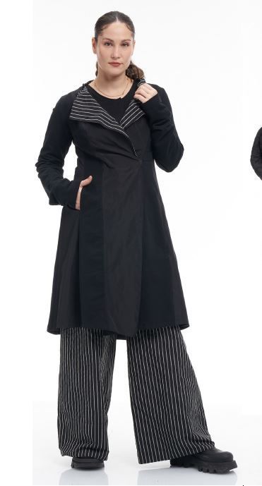 KAMUFLAGE WIDE LEG TROUSERS-STRIPES KAMUFLAGE WIDE LEG TROUSERS-STRIPES