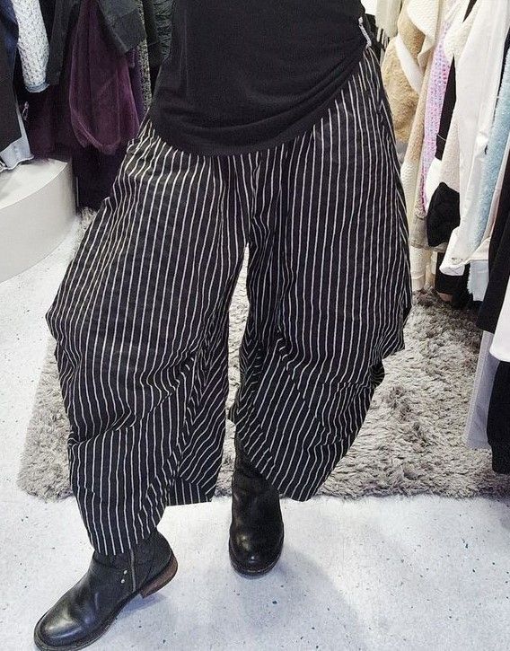 KAMUFLAGE TULIP STYLE TROUSERS-STRIPES KAMUFLAGE TULIP STYLE TROUSERS-STRIPES