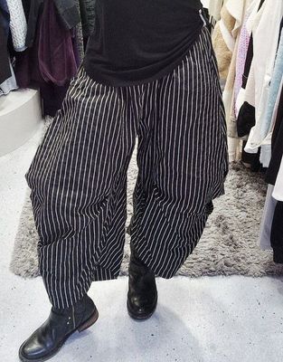 KAMUFLAGE TULIP STYLE TROUSERS-STRIPES