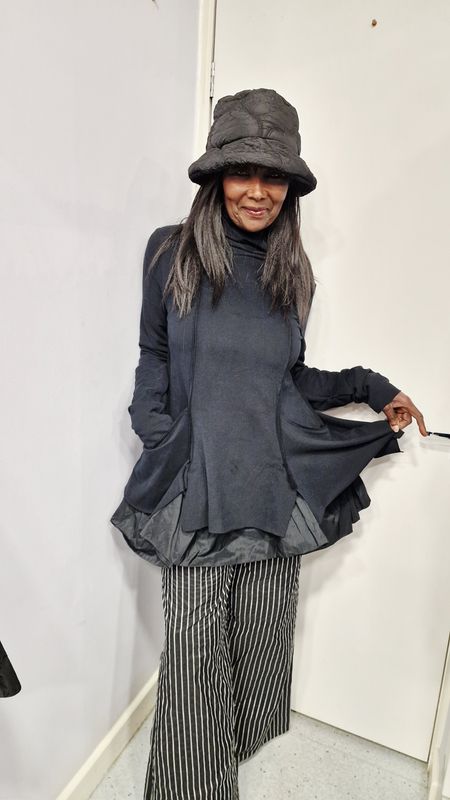 KAMUFLAGE TUNIC-BLACK