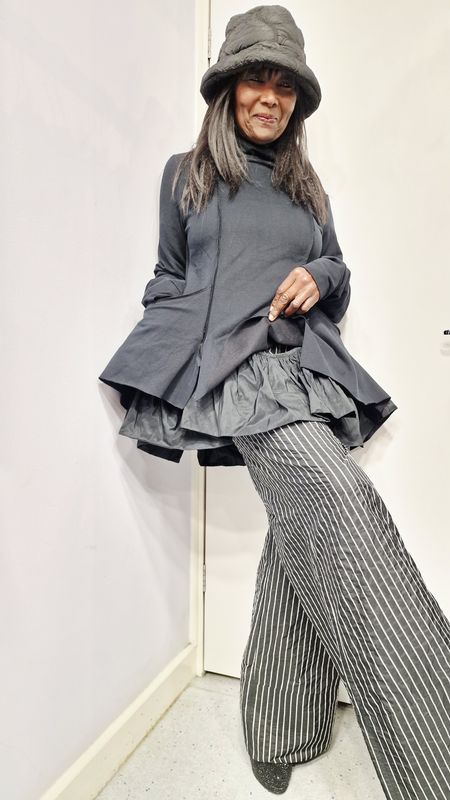 KAMUFLAGE TUNIC-BLACK