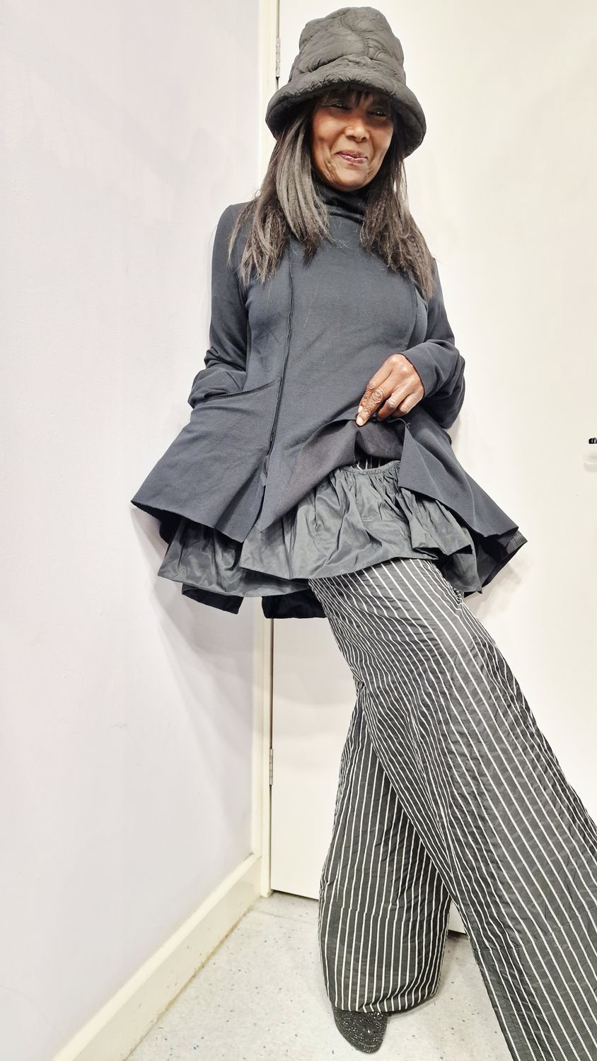 KAMUFLAGE TUNIC-BLACK