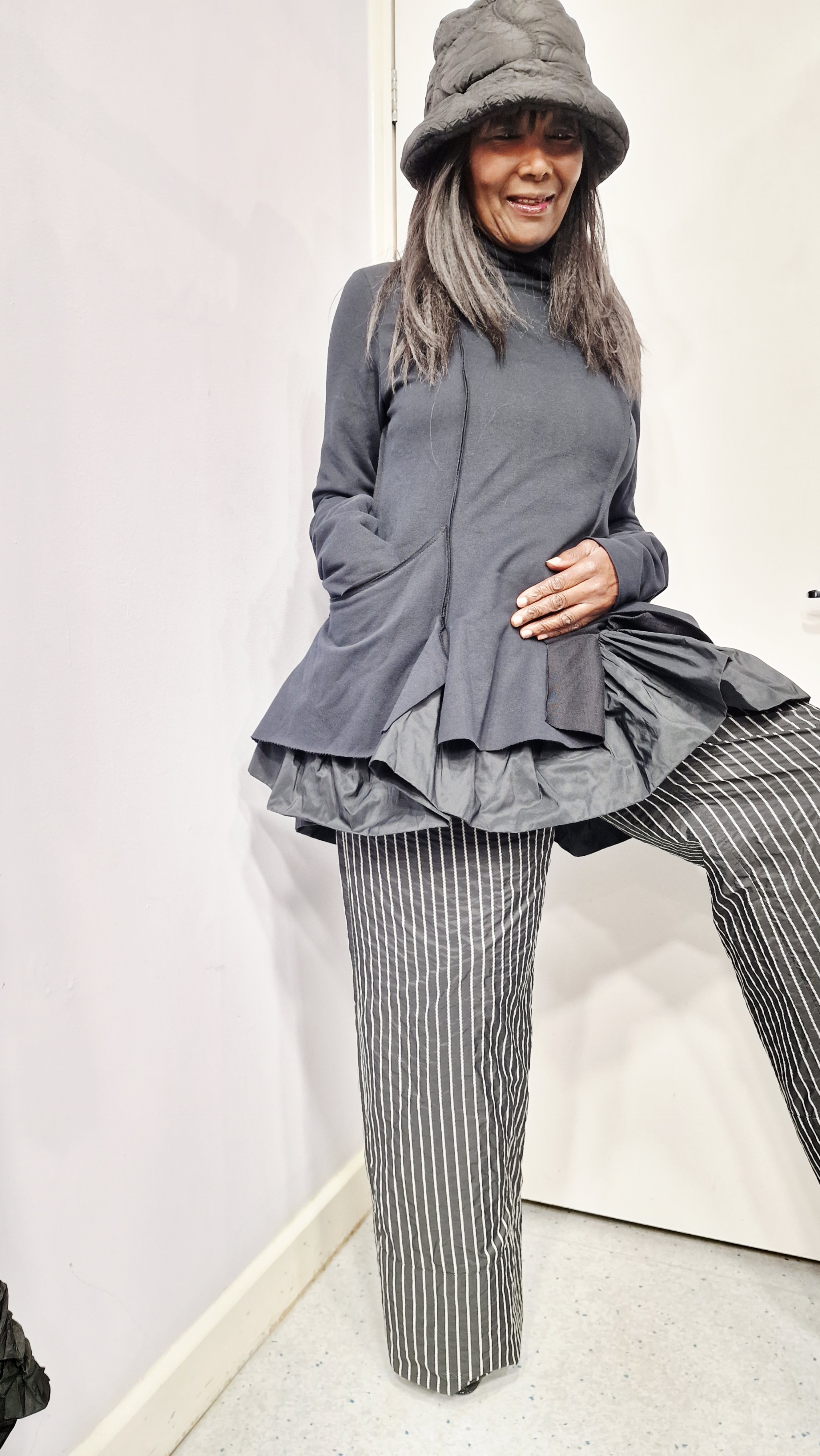 KAMUFLAGE TUNIC-BLACK