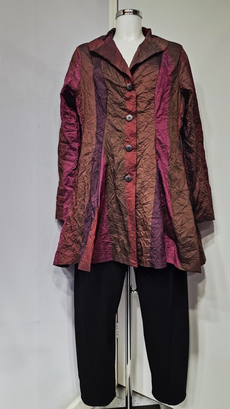 KAMUFLAGE LIGHTWEIGHT COAT-LARGE STRIPES