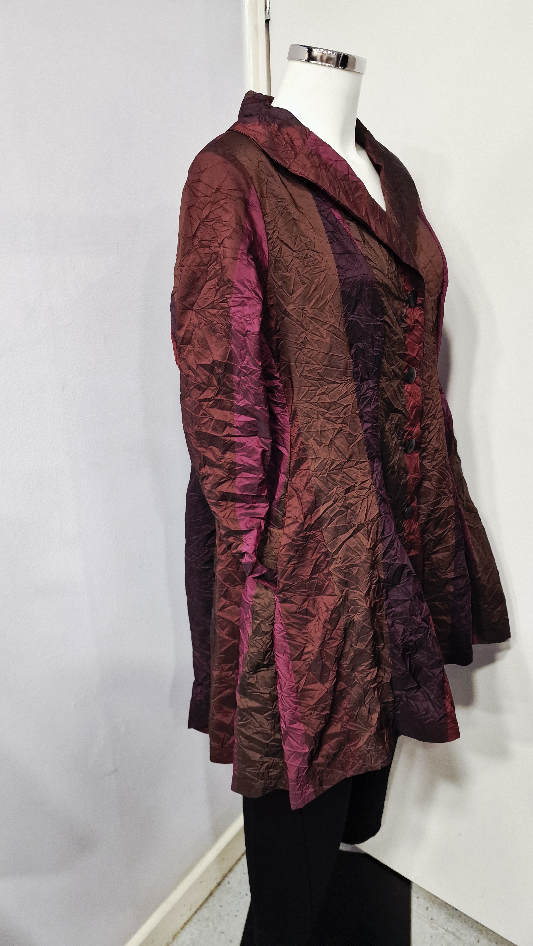 KAMUFLAGE LIGHTWEIGHT COAT-LARGE STRIPES