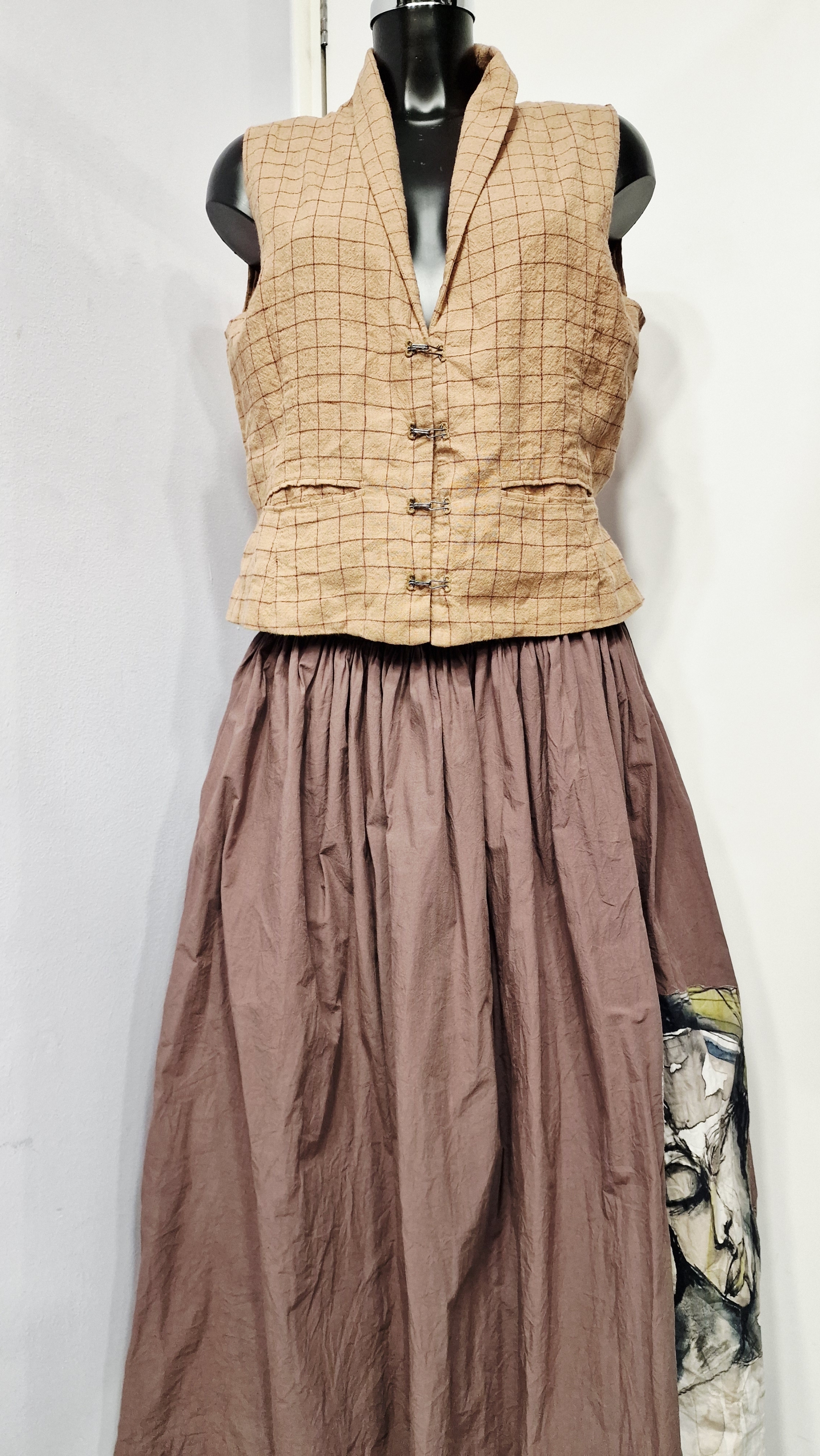 EWAIWALLA WAISTCOAT RIGMORE-CINNAMON