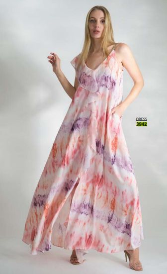 CARACLAN MAXY DRESS MULTICOLOURED CARACLAN MAXY DRESS MULTICOLOURED