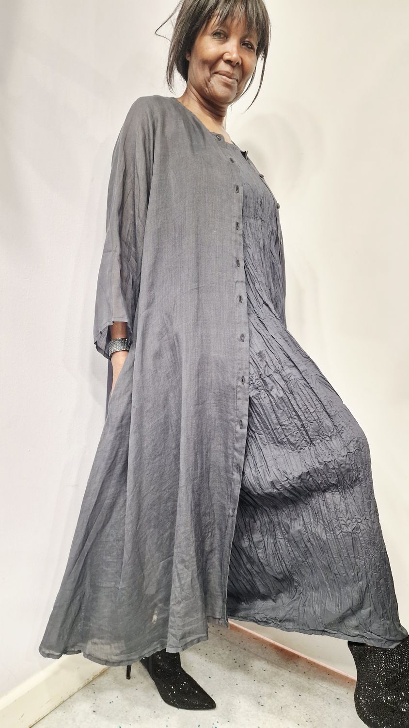 PRIVATSACHEN DUSTER COAT PUNKTUR-SATT