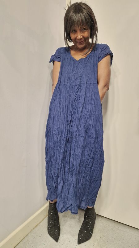 PRIVATSACHEN CRINKLE COTTON DRESS EFFORTSCHR-RAUM PRIVATSACHEN CRINKLE COTTON DRESS EFFORTSCHR-RAUM