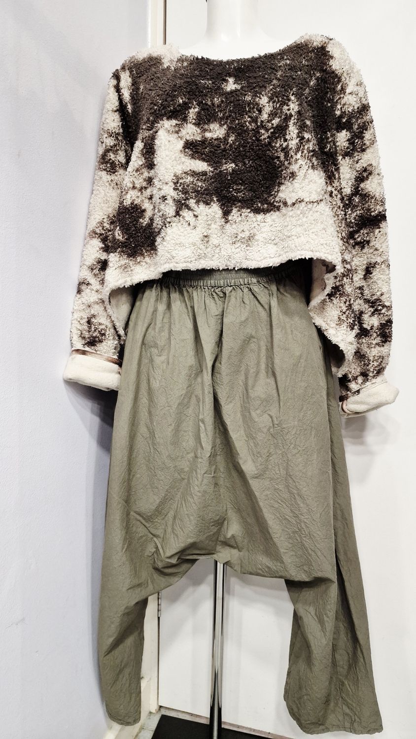 PRIVATSACHEN LOW CRUTCH TROUSERS ZAUNETZ-MIMOS