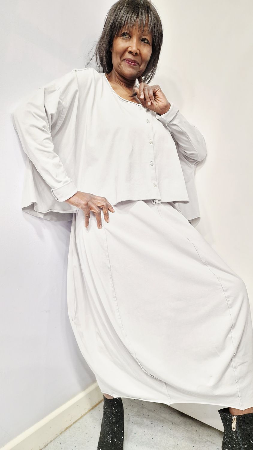 PRIVATSACHEN COTTON JERSEY SKIRT WEICHBLICK-PILZ