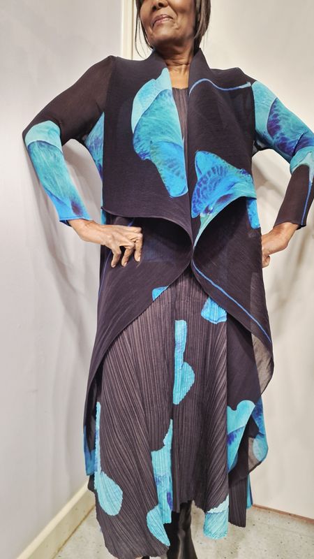 ALQUEMA COLLARE COAT -AQUA PEA