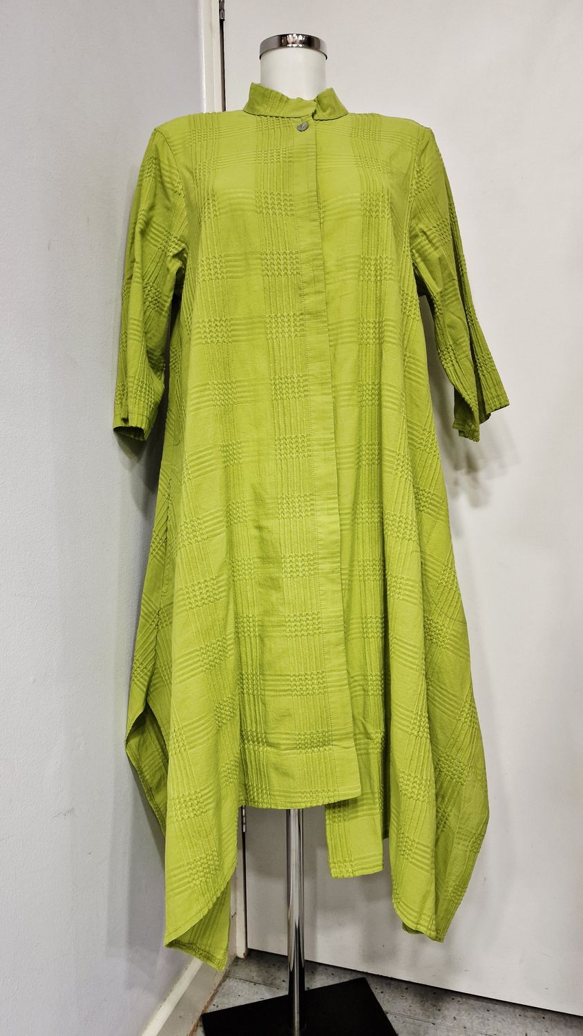 LUUKAA WOVEN DRESS-VELA-LIME