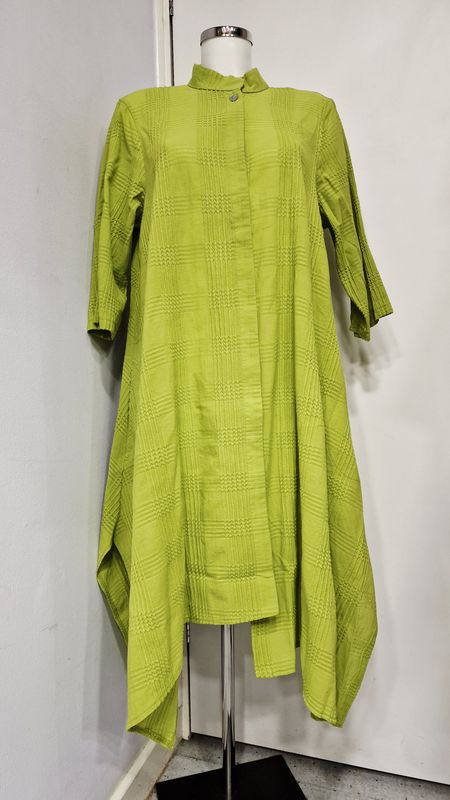 LUUKAA WOVEN DRESS-VELA-LIME