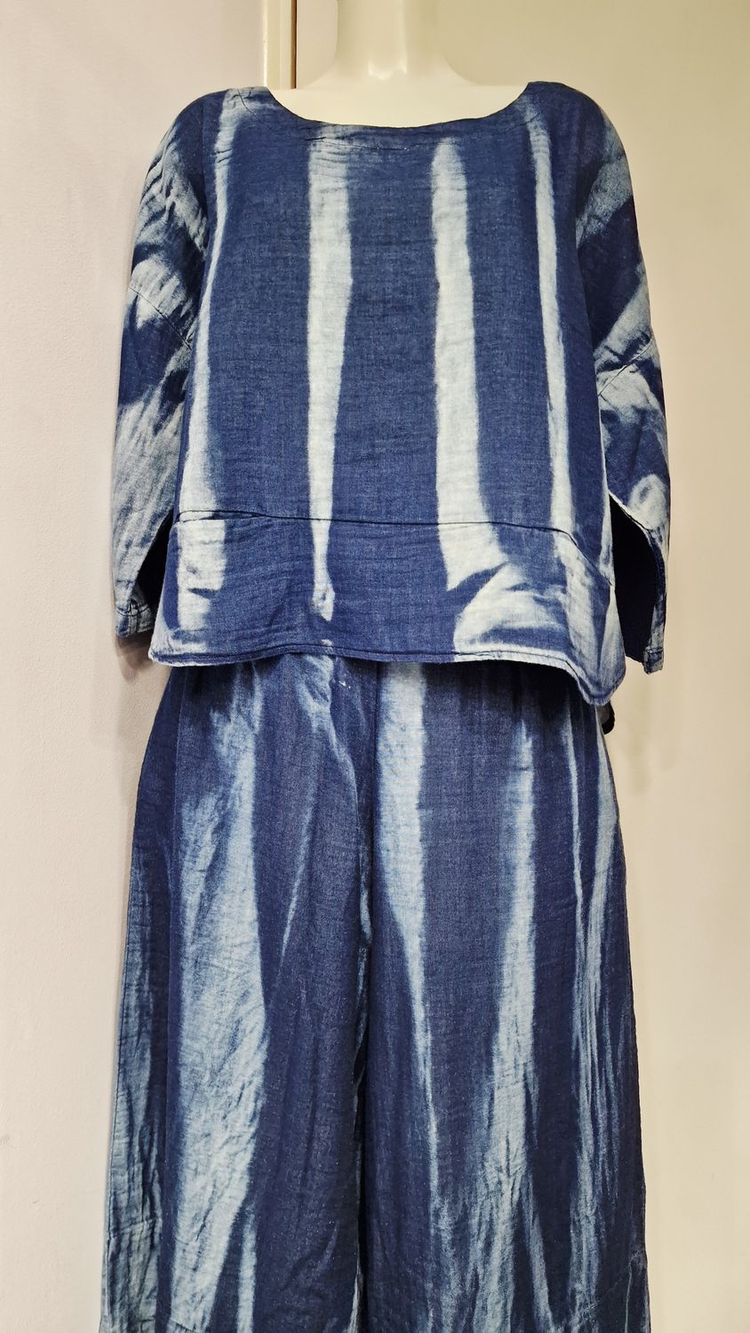 LUUKAA WOVEN TOP-AVERY