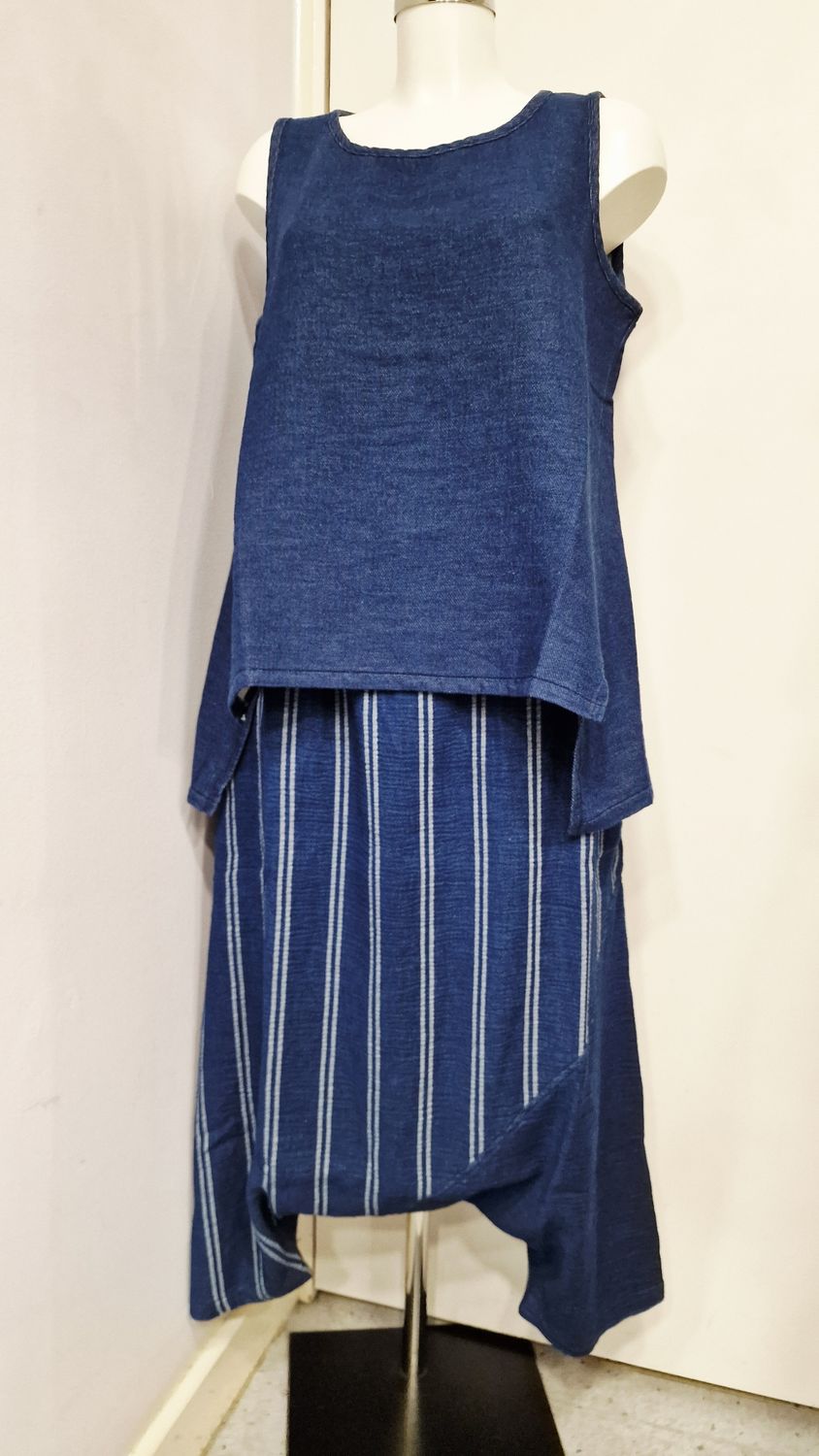 LUUKAA WOVEN TROUSERS LOW CRUTCH STYLE-MARIGOLD