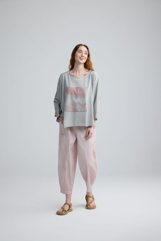 LUUKAA WOVEN TROUSERS-ANOUK-ROSE QUARTZ