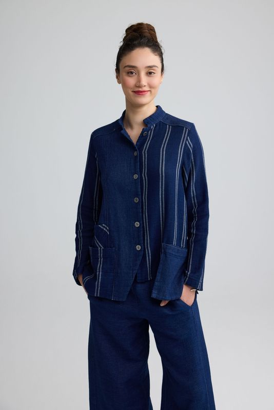 LUUKAA WOVEN JACKET-CLOVER-ORIGINAL DENIM