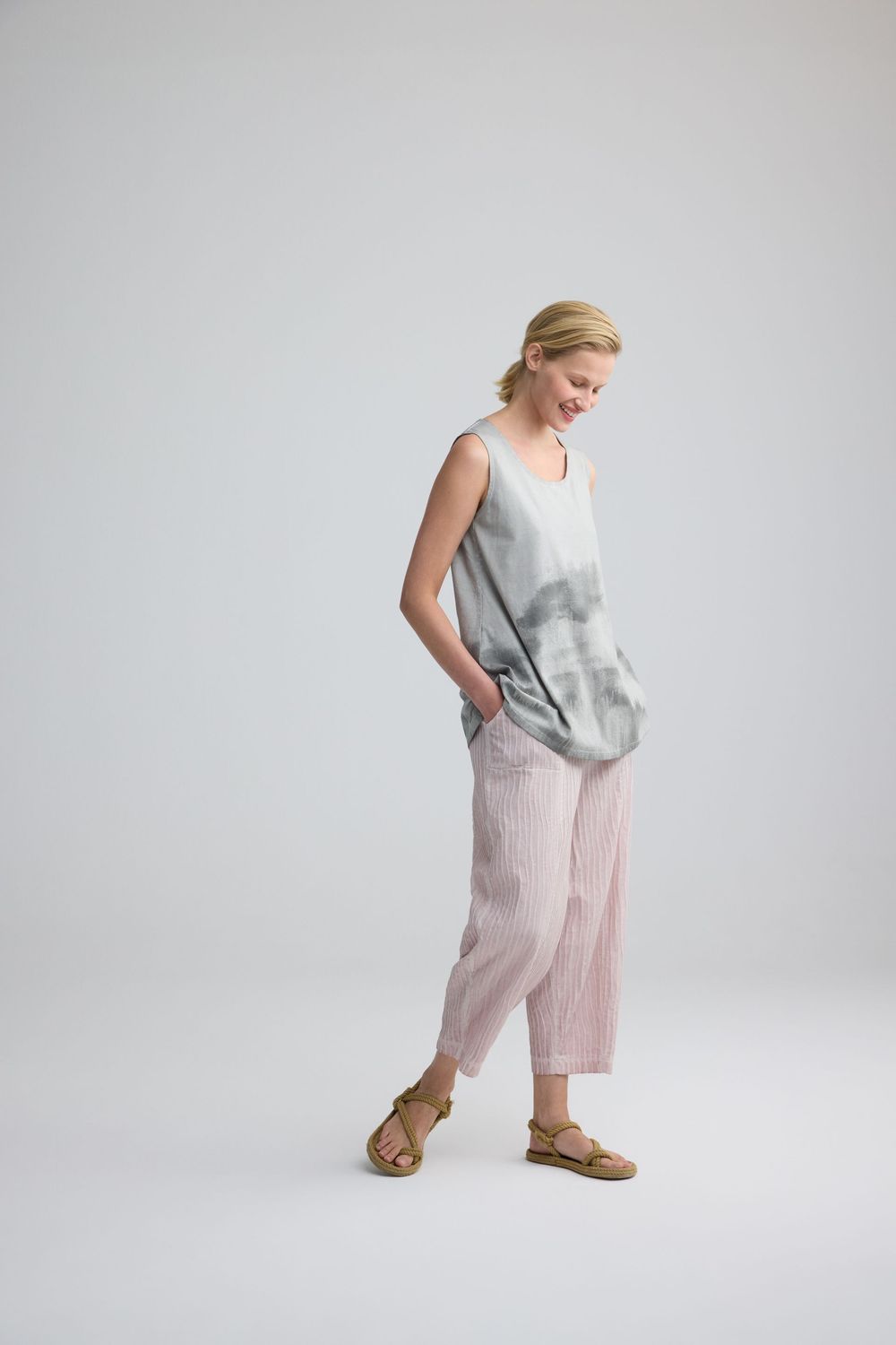 LUUKAA COTTON TOP-EDRIE-ROSE QUARTZ LUUKAA COTTON TOP-EDRIE-ROSE QUARTZ