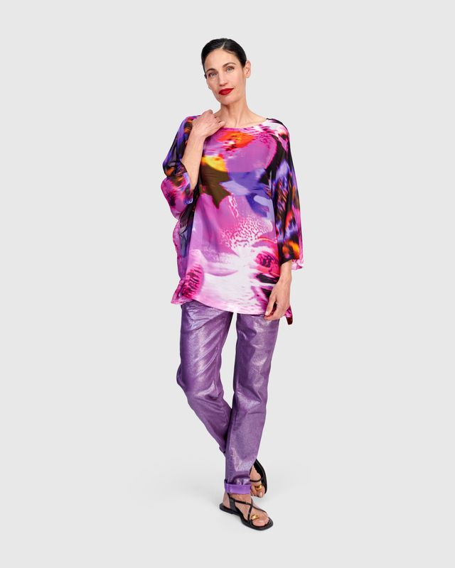 ALEMBIKA OVERSIZED TUNIC-ORCHID