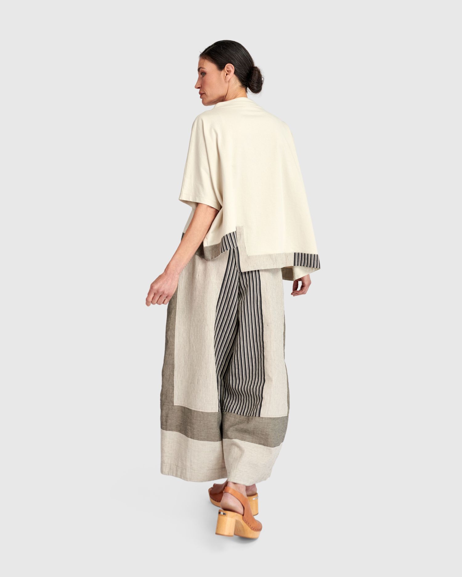 ALEMBIKA (URBAN) WIDE LEG TROUSERS-STONEBAR