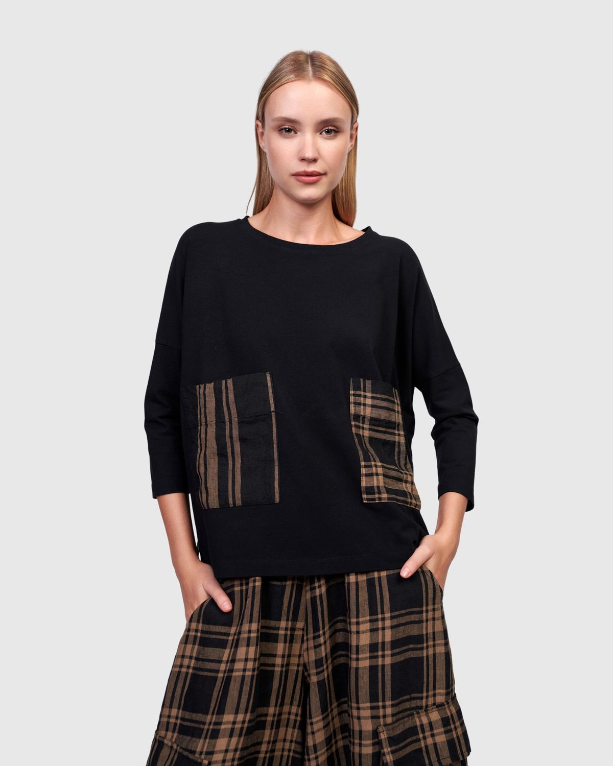 ALEMBIKA OVERSIZED TOP-TERRA