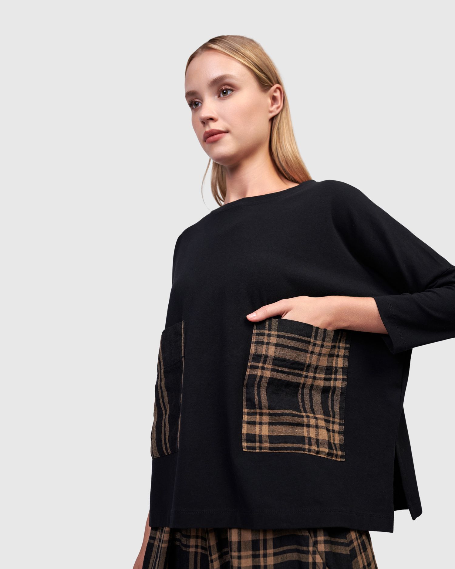 ALEMBIKA OVERSIZED TOP-TERRA
