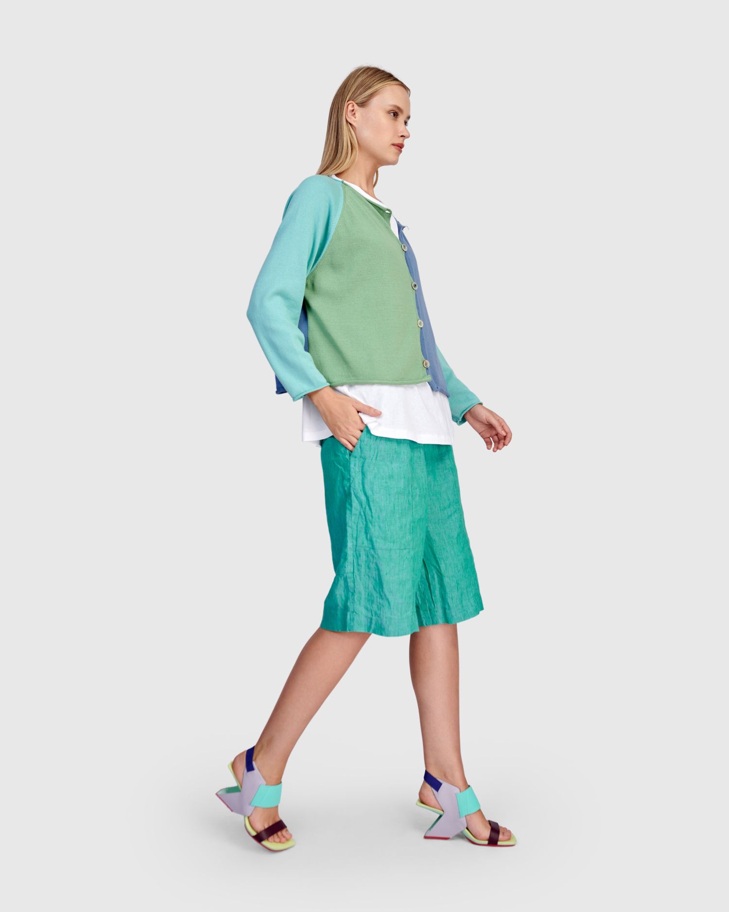 ALEMBIKA CARDIGAN/JACKET-AQUA