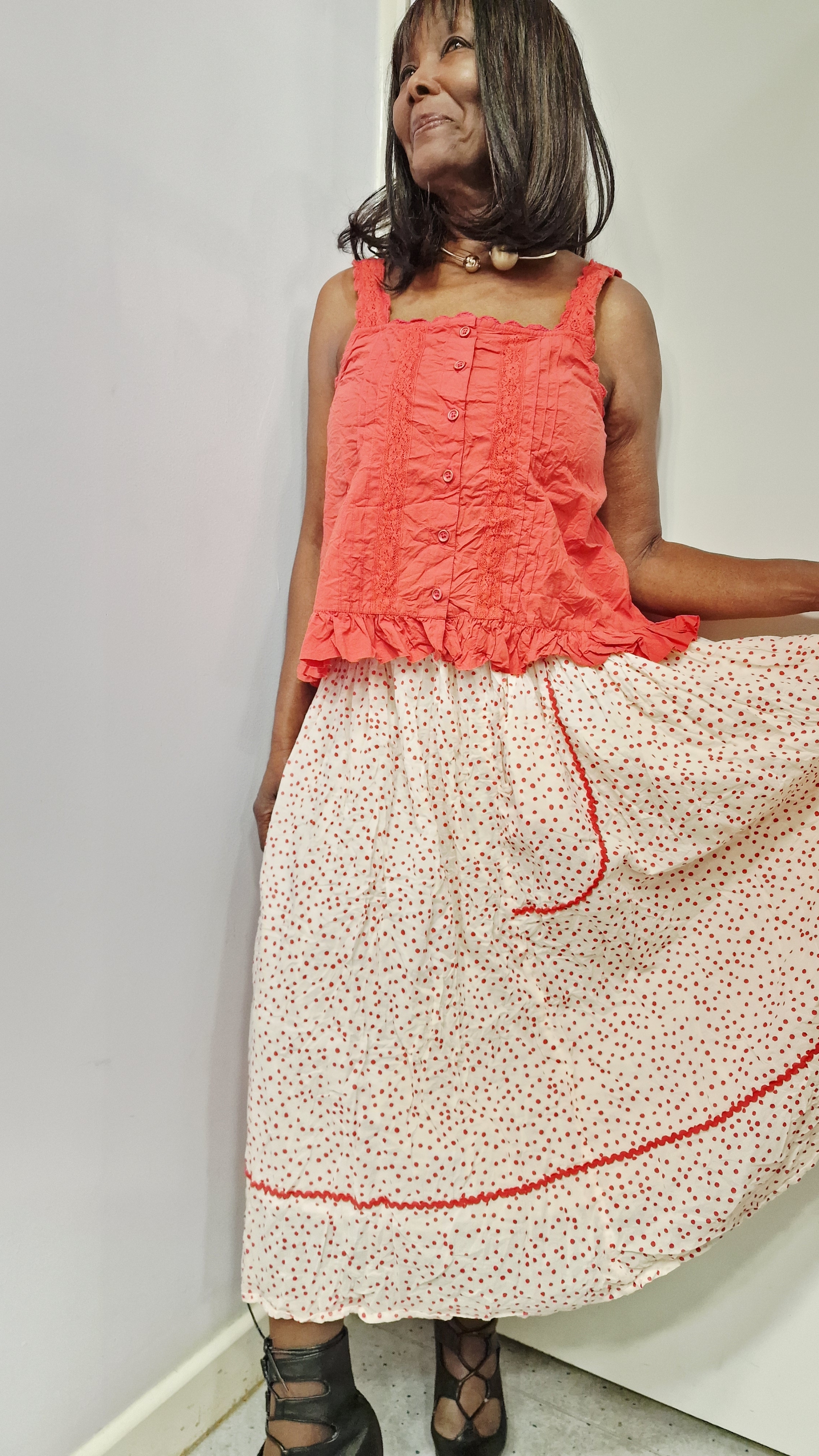 EWAIWALLA STRAPPY TOP-EVALIE-ROSE