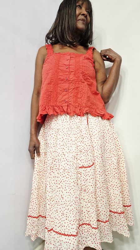 EWAIWALLA STRAPPY TOP-EVALIE-ROSE