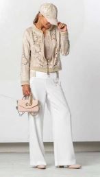 ELISA CAVALETTI TROUSERS-INCONTRO-OFF WHITE ELISA CAVALETTI TROUSERS-INCONTRO-OFF WHITE