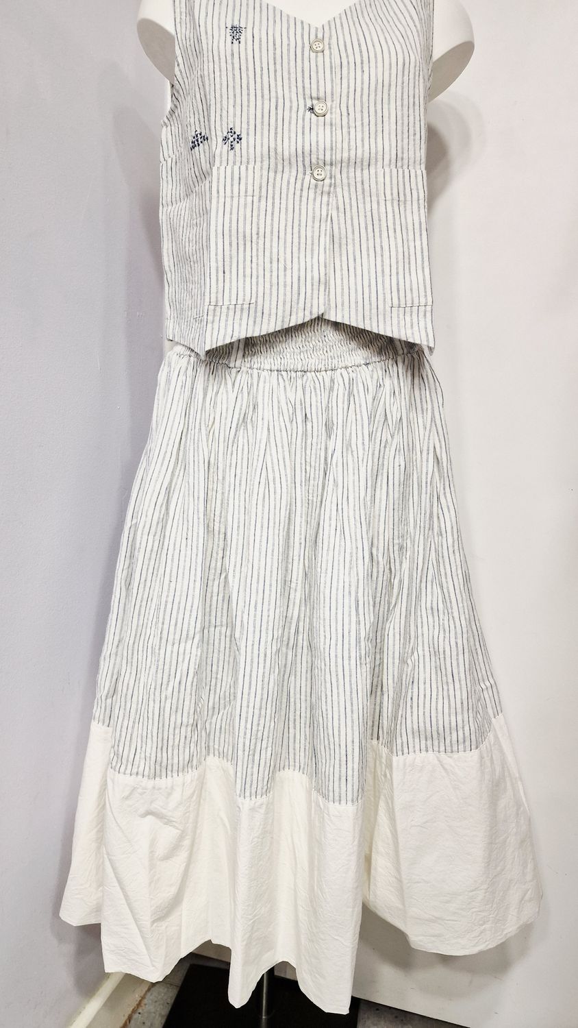 EWAIWALLA SKIRT JOANN-STRIPED EWAIWALLA SKIRT JOANN-STRIPED