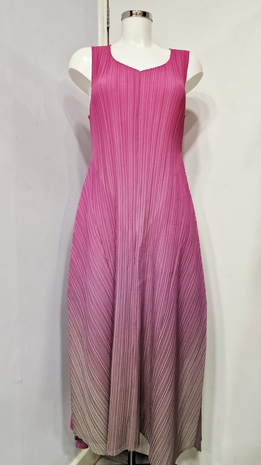 ALQUEMA ESTRELLA DRESS-FUSHIA OMBRE