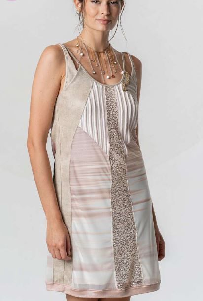 ELISA CAVALETTI KNEELENGHT DRESS-ST.FIORI DI LOTO