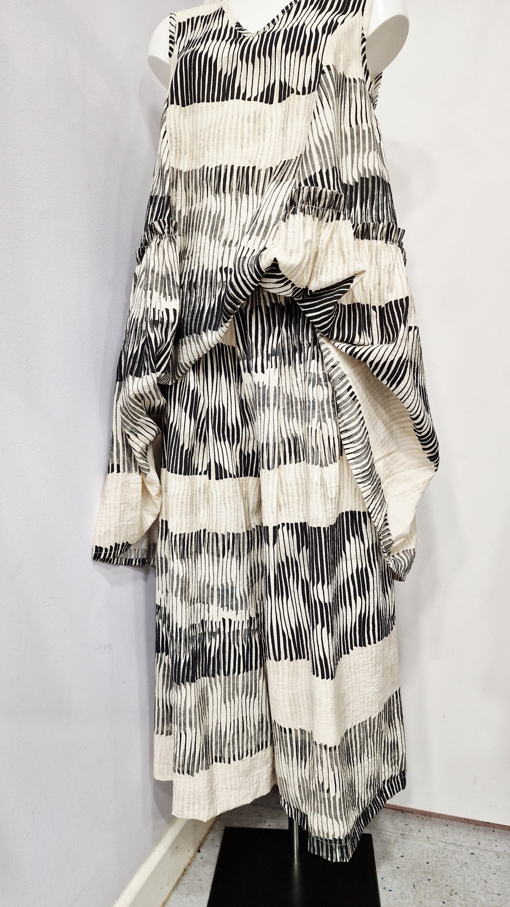 KEDEM SASSON (AMMA) SELENE TROUSERS-STRIPES 
