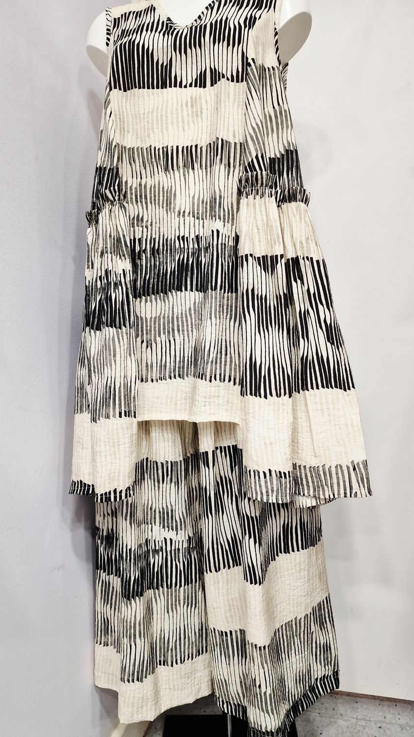 KEDEM SASSON (AMMA) SELENE TROUSERS-STRIPES 