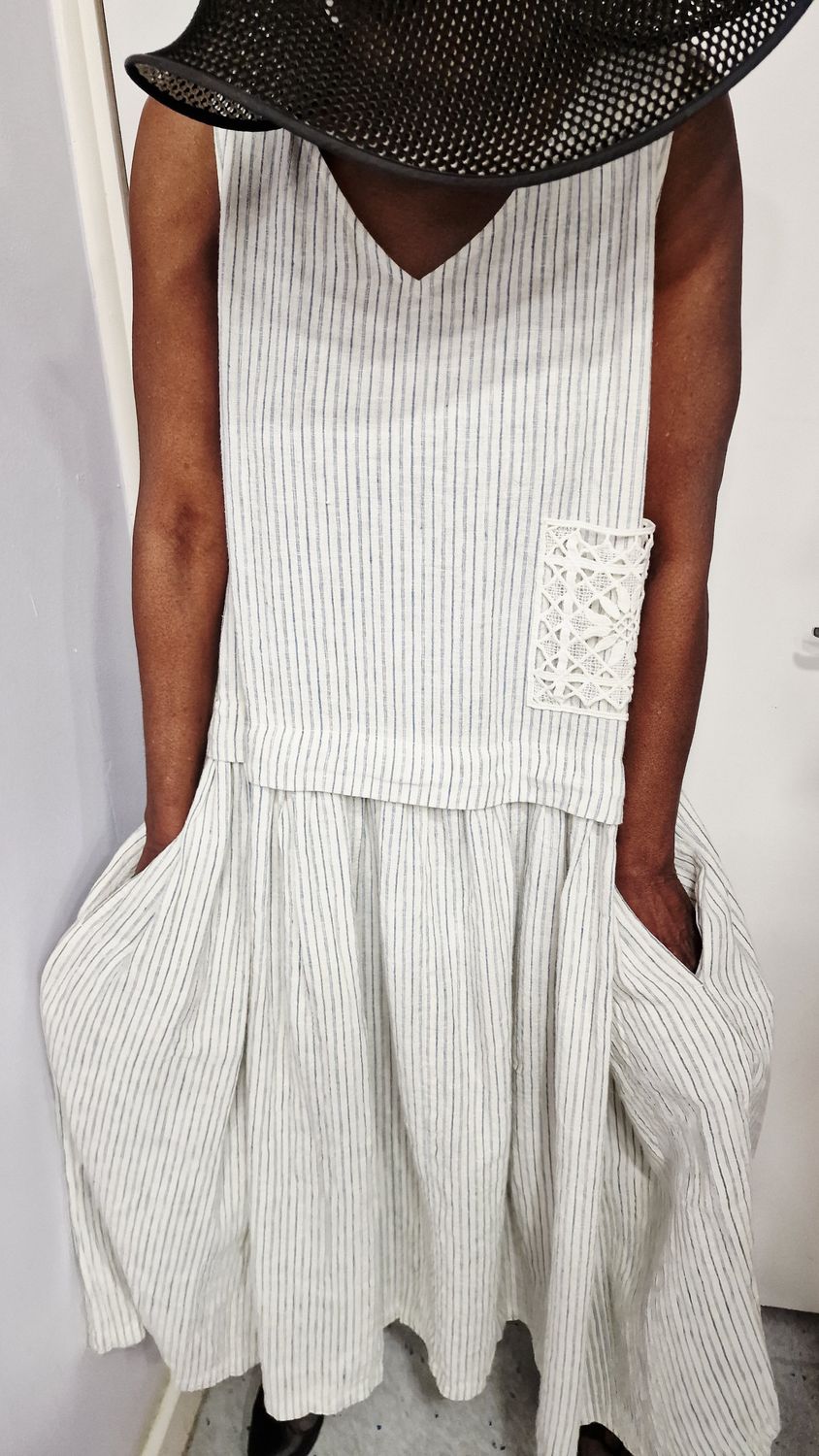 EWAIWALLA DRESS -FEBE-STRIPES EWAIWALLA DRESS -FEBE-STRIPES