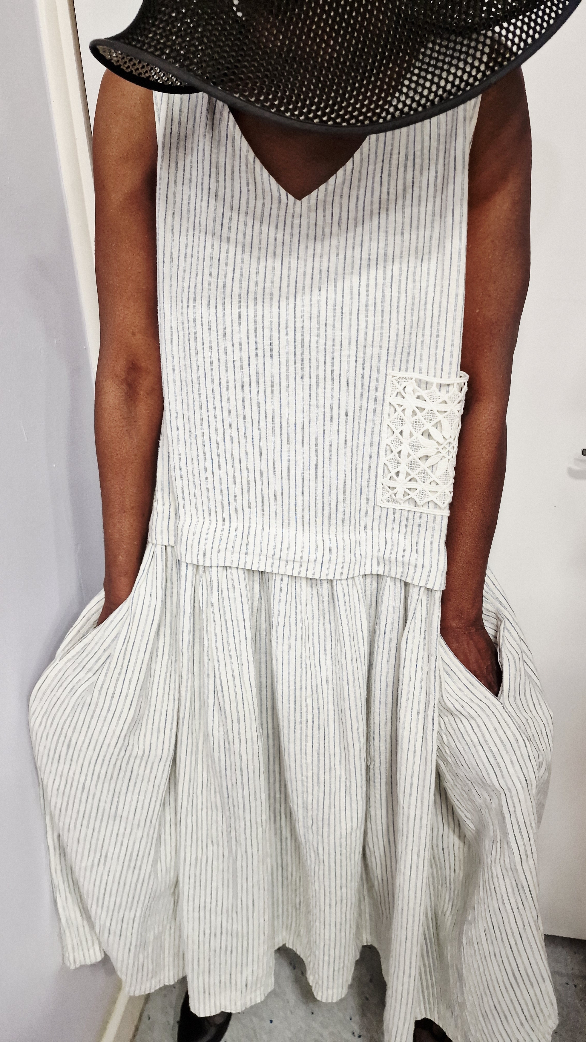 EWAIWALLA DRESS -FEBE-STRIPES