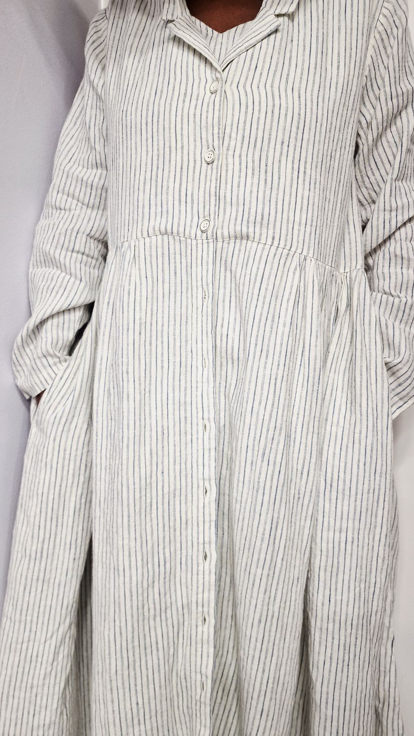 EWAIWALLA DRESS-HELIN-STRIPES