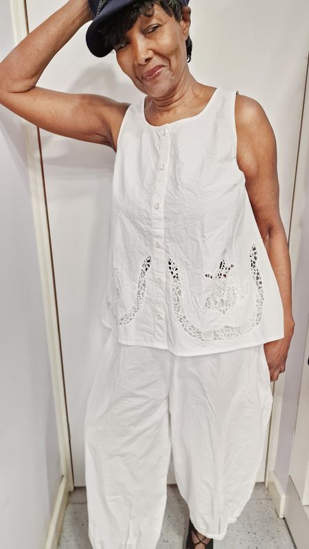 EWAIWALLA TROUSERS-BESS-WHITE