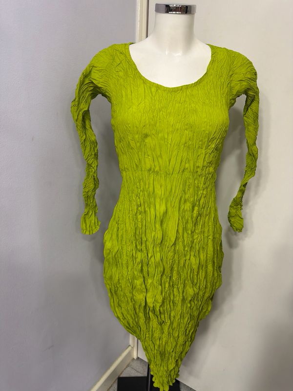 PRIVATSACHEN CRUSHED SILK DRESS REGEN-KORNWEIHE-SIZE 1 PRIVATSACHEN CRUSHED SILK DRESS REGEN-KORNWEIHE-SIZE 1
